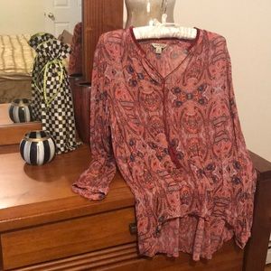 Lucky Brand blouse szM NWOT